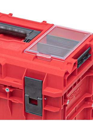 Qbrick System ONE 450 2.0 PROFI RED ULTRA HD Custom Werkzeugkoffer modularer Organizer 585 x 385 x 420 mm 52 l stapelbar IP66