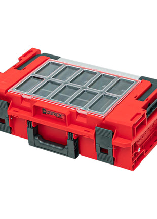 Qbrick System ONE 200 2.0 Expert RED ULTRA HD Maleta de herramientas personalizada organizador modular 585 x 385 x 190 mm 15,4 l apilable IP66