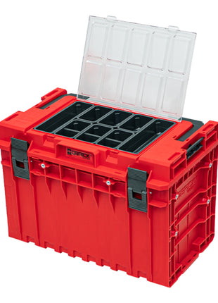 Qbrick System ONE 450 2.0 Expert RED ULTRA HD Custom Werkzeugkoffer modularer Organizer 585 x 385 x 420 mm 52 l stapelbar IP66