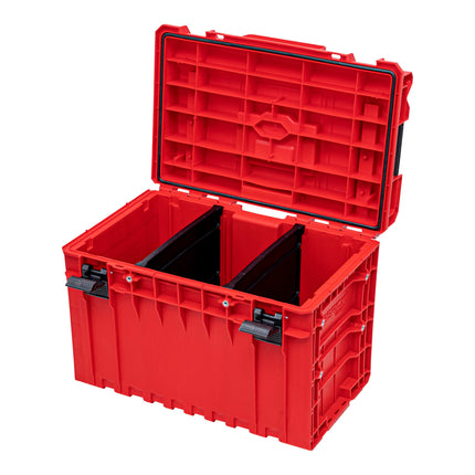 Qbrick System ONE 450 2.0 Technology RED ULTRA HD Niestandardowa walizka narzędziowa modułowy organizer 585 x 385 x 420 mm 52 l możliwość sztaplowania IP66