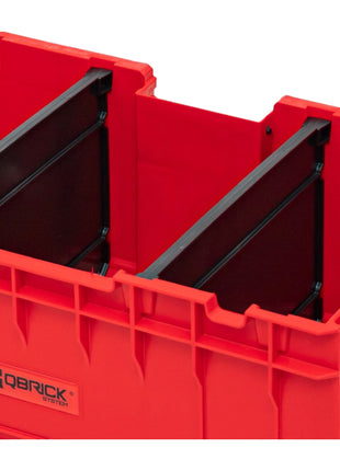 Qbrick System ONE Box 2.0 Plus RED ULTRA HD Niestandardowy pojemnik sztaplowany 576 x 359 x 237 mm 35 l sztaplowany