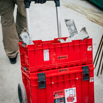 Qbrick System ONE Box 2.0 Plus RED ULTRA HD Niestandardowy pojemnik sztaplowany 576 x 359 x 237 mm 35 l sztaplowany