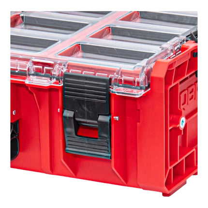 Qbrick System ONE Organizer 2XL 2.0 MFI RED ULTRA HD sztaplowany 582 x 387 x 131 mm 13,5 l IP66 z wkładem piankowym