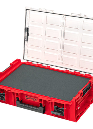 Qbrick System ONE Organizer 2XL 2.0 MFI RED ULTRA HD sztaplowany 582 x 387 x 131 mm 13,5 l IP66 z wkładką piankową