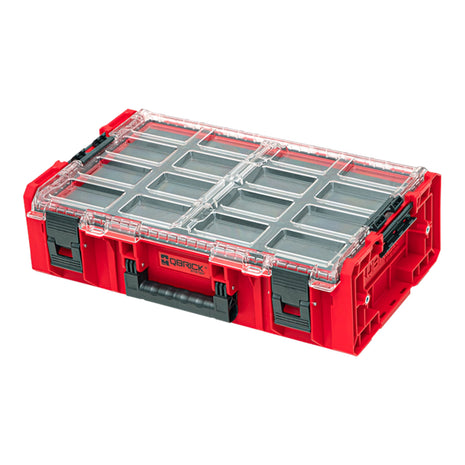 Qbrick System ONE Organizer 2XL 2.0 MFI RED ULTRA HD stapelbar 582 x 387 x 131 mm 13,5 l IP66 mit Schaumstoffeinlage