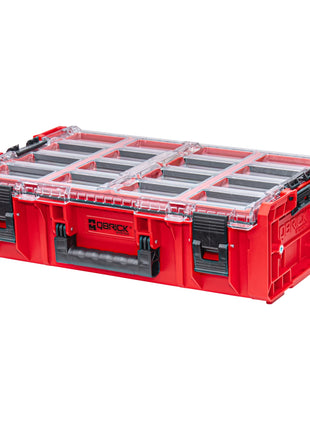 Qbrick System ONE Organizer 2XL 2.0 MFI RED ULTRA HD sztaplowany 582 x 387 x 131 mm 13,5 l IP66 z wkładką piankową