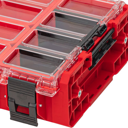 Qbrick System ONE Organizer XL 2.0 RED ULTRA HD Custom 582 x 387 x 131 mm 13,5 l IP66 z 8 wkładkami i 6 przegrodami