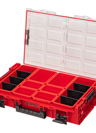 Qbrick System ONE Organizer XL 2.0 RED ULTRA HD Custom 582 x 387 x 131 mm 13,5 l IP66 z 8 wkładkami i 6 przegrodami