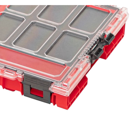 Qbrick System ONE Organizer L 2.0 MFI RED ULTRA HD sztaplowany 531 x 379 x 77 mm 6 l IP66 z wkładem piankowym
