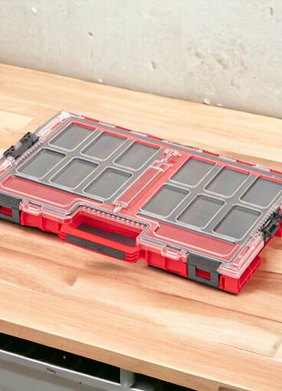 Qbrick System ONE Organizer L 2.0 MFI RED ULTRA HD sztaplowany 531 x 379 x 77 mm 6 l IP66 z wkładką piankową