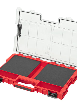 Qbrick System ONE Organizer L 2.0 MFI RED ULTRA HD sztaplowany 531 x 379 x 77 mm 6 l IP66 z wkładką piankową