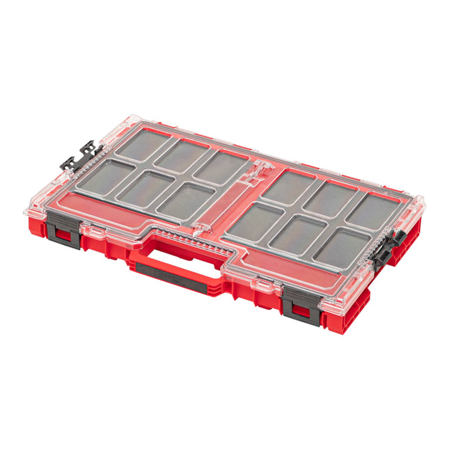 Qbrick System ONE Organizer L 2.0 MFI RED ULTRA HD sztaplowany 531 x 379 x 77 mm 6 l IP66 z wkładem piankowym