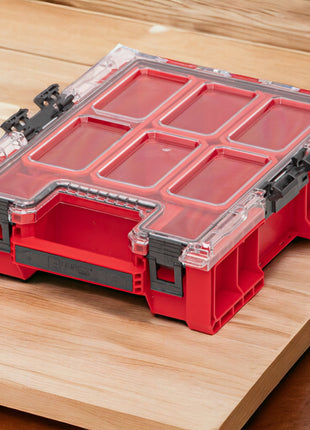 Qbrick System ONE Organizer M Plus RED ULTRA HD Organizer 364 x 264 x 106 mm 4 l z możliwością sztaplowania IP66