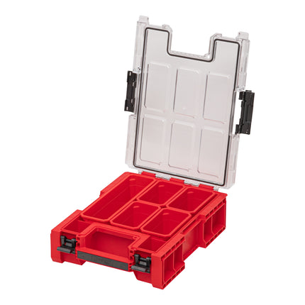 Qbrick System ONE Organizer M Plus RED ULTRA HD Organizer 364 x 264 x 106 mm 4 l z możliwością sztaplowania IP66
