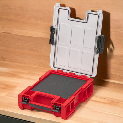Qbrick System ONE Organizer M Plus MFI RED ULTRA HD Organizer 364 x 264 x 106 mm 4 l z możliwością sztaplowania IP66