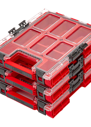 Qbrick System ONE Organizer M RED ULTRA HD Organizer 365 x 265 x 77 mm 2,5 l z możliwością sztaplowania IP66