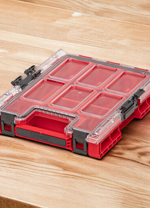 Qbrick System ONE Organizer M RED ULTRA HD Organizer 365 x 265 x 77 mm 2,5 l z możliwością sztaplowania IP66