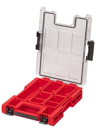 Qbrick System ONE Organizer M RED ULTRA HD Organizer 365 x 265 x 77 mm 2,5 l z możliwością sztaplowania IP66