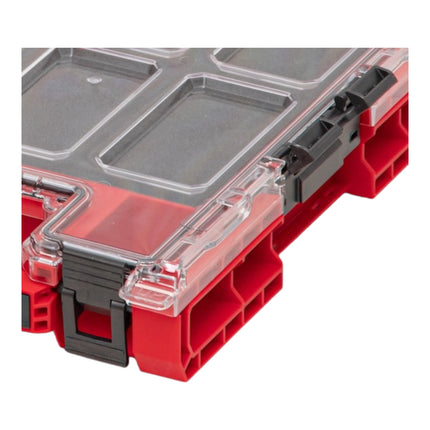 Qbrick System ONE Organizer M MFI RED ULTRA HD sztaplowany 365 x 265 x 77 mm 2,5 l IP66 z wkładką piankową
