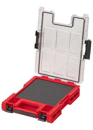 Qbrick System ONE Organizer M MFI RED ULTRA HD sztaplowany 365 x 265 x 77 mm 2,5 l IP66 z wkładką piankową