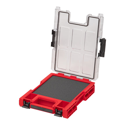 Qbrick System ONE Organizer M MFI RED ULTRA HD sztaplowany 365 x 265 x 77 mm 2,5 l IP66 z wkładką piankową