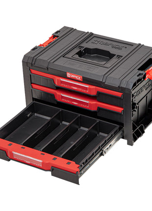 Qbrick System PRO Drawer 3 Toolbox 2.0 Basic empilable 450 x 310 x 244 mm 3x 4,5 l IP54 avec trois tiroirs 9 inlays