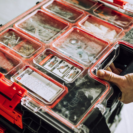 Qbrick System PRO 300 Organizer 452 x 358 x 110 mm 9 l sztaplowany IP54