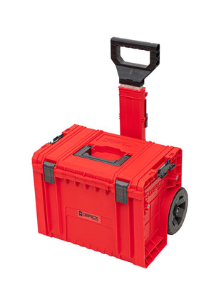 Qbrick System PRO Cart 2.0 RED ULTRA HD stapelbar 490 x 415 x 660 mm 42 l IP54 abnehmbarer Doppelteleskopgriff