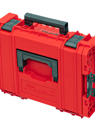 Qbrick System PRO Technik Case 2.0 RED ULTRA HD Niestandardowa walizka narzędziowa 450 x 332 x 171 mm 12 l sztaplowana IP54 z półką