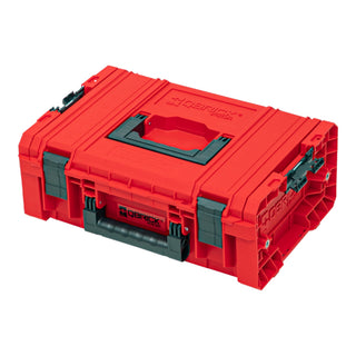 Qbrick System PRO Technik Case 2.0 RED ULTRA HD Niestandardowa walizka narzędziowa 450 x 332 x 171 mm 12 litrów sztaplowana IP54 z półką