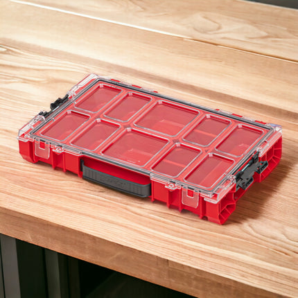Qbrick System PRO 100 RED ULTRA HD Organizer 452 x 296 x 79 mm 5 l sztaplowany IP54