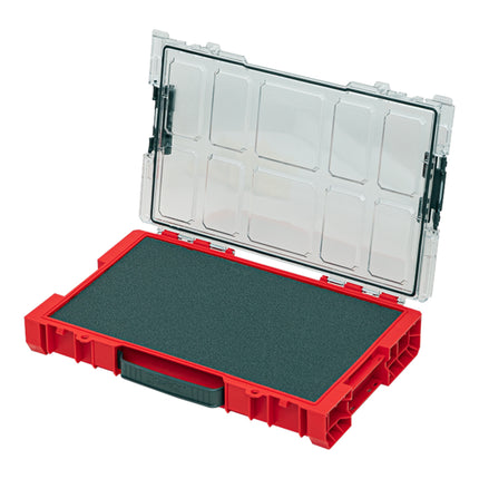 Qbrick System PRO 100 MFI RED ULTRA HD Organizer 452 x 296 x 79 mm 5 l sztaplowany IP54