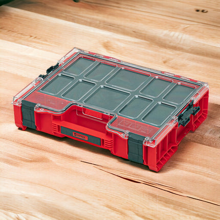 Qbrick System PRO 300 MFI RED ULTRA HD Organizer 452 x 358 x 110 mm 9 l sztaplowany IP54