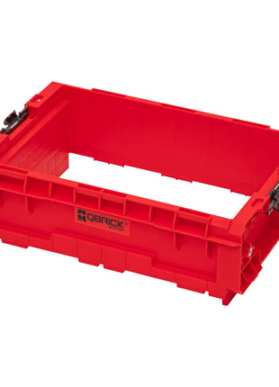 Qbrick System PRO Box Extender 2.0 RED ULTRA HD Custom Koffer Erweiterung 450 x 310 x 151 mm 9 l stapelbar