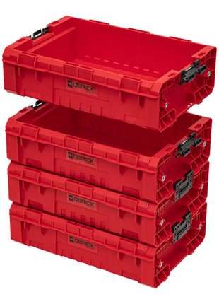 Qbrick System PRO Box 130 2.0 RED ULTRA HD Custom Stapelbehälter 450 x 310 x 151 mm 9 l stapelbar