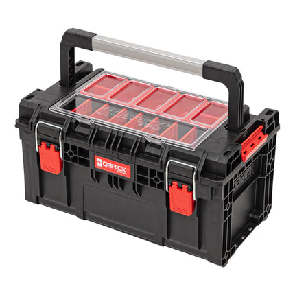 Qbrick System PRIME Toolbox 250 Expert z organizerem do sztaplowania 535 x 327 x 277 mm 26l IP66 z 10 przegrodami + 5 wkładkami