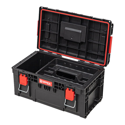 Qbrick System PRIME Toolbox 250 Vario z możliwością sztaplowania 535 x 327 x 271 mm 28l IP66 z 3 przegrodami
