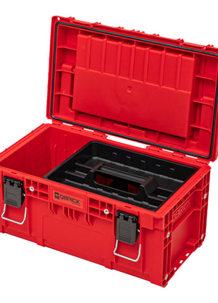 Qbrick System PRIME Toolbox 250 Expert RED ULTRA HD Custom mit Organizer stapelbar 535 x 327 x 277 mm 26 l IP66 mit 5 Inlays und 10 Trennwänden