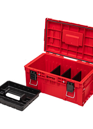 Qbrick System PRIME Toolbox 250 Vario RED ULTRA HD Niestandardowy, sztaplowany 535 x 327 x 271 mm 26l IP66 z 3 przegrodami