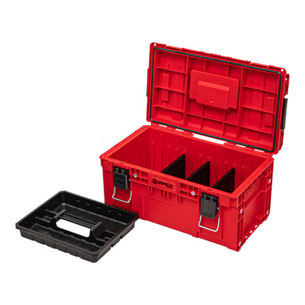 Qbrick System PRIME Toolbox 250 Vario RED ULTRA HD Niestandardowy, sztaplowany 535 x 327 x 271 mm 26l IP66 z 3 przegrodami