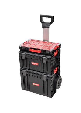 Qbrick System PRO Set 2 Wózek narzędziowy + PRO Cart 2.0 + PRO Toolbox 2.0 + PRO Organiser 100 450 x 390 x 690 mm 52 l IP54