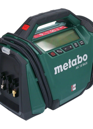 Metabo AK 18 Multi Compresseur à batterie 18 V 11 bar Solo ( 600794850 ) - sans batterie, sans chargeur