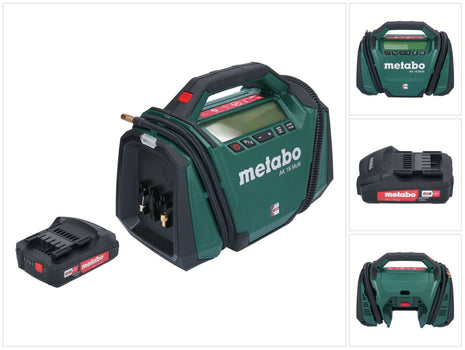 Metabo AK 18 Multi Compresseur sans fil 18 V 11 bar + 1x batterie 2,0 Ah - sans chargeur