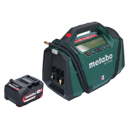 Kompresor akumulatorowy Metabo AK 18 Multi 18 V 11 bar + 1x akumulator 4,0 Ah - bez ładowarki
