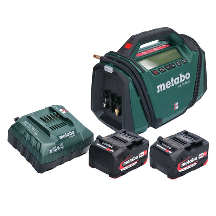 Sprężarka akumulatorowa Metabo AK 18 Multi 18 V 11 bar + 2x akumulator 4,0 Ah + ładowarka