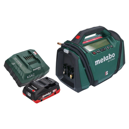 Sprężarka akumulatorowa Metabo AK 18 Multi 18 V 11 bar + 1x akumulator 4,0 Ah + ładowarka