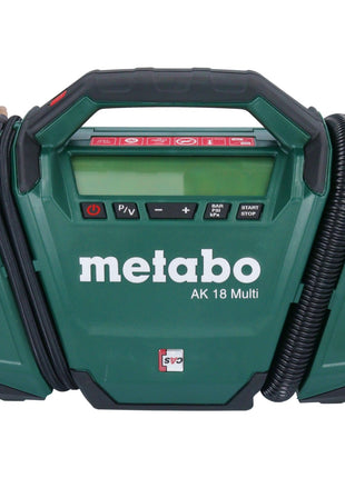 Kompresor akumulatorowy Metabo AK 18 Multi 18 V 11 bar + 1x akumulator 4,0 Ah + ładowarka