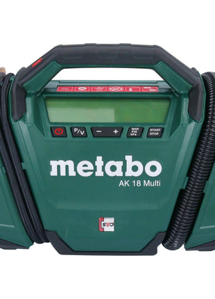 Kompresor akumulatorowy Metabo AK 18 Multi 18 V 11 bar + 2x akumulator 4,0 Ah + ładowarka