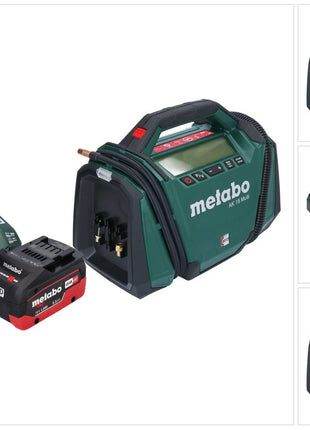 Kompresor akumulatorowy Metabo AK 18 Multi 18 V 11 bar + 1x akumulator 5,5 Ah + ładowarka