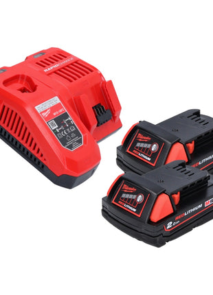 Milwaukee M18 ONEFPRT-202X Akku Blindnietgerät 18 V 20 kN Brushless ( 4933478602 ) + 2x Akku 2,0 Ah + Ladegerät + HD Box